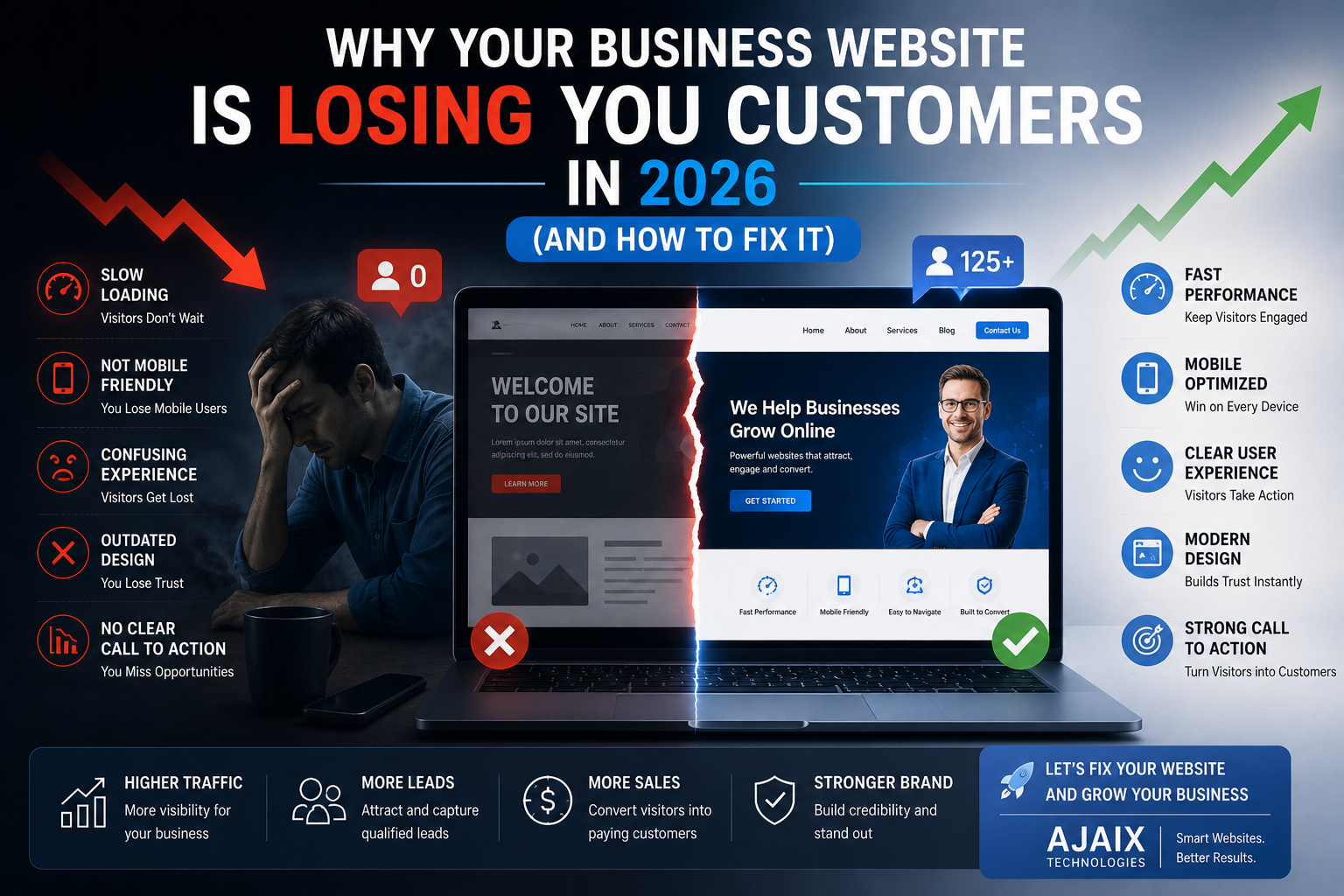 Why Your Business Website Is Losing You Customers in 2026 (And How to Fix It)