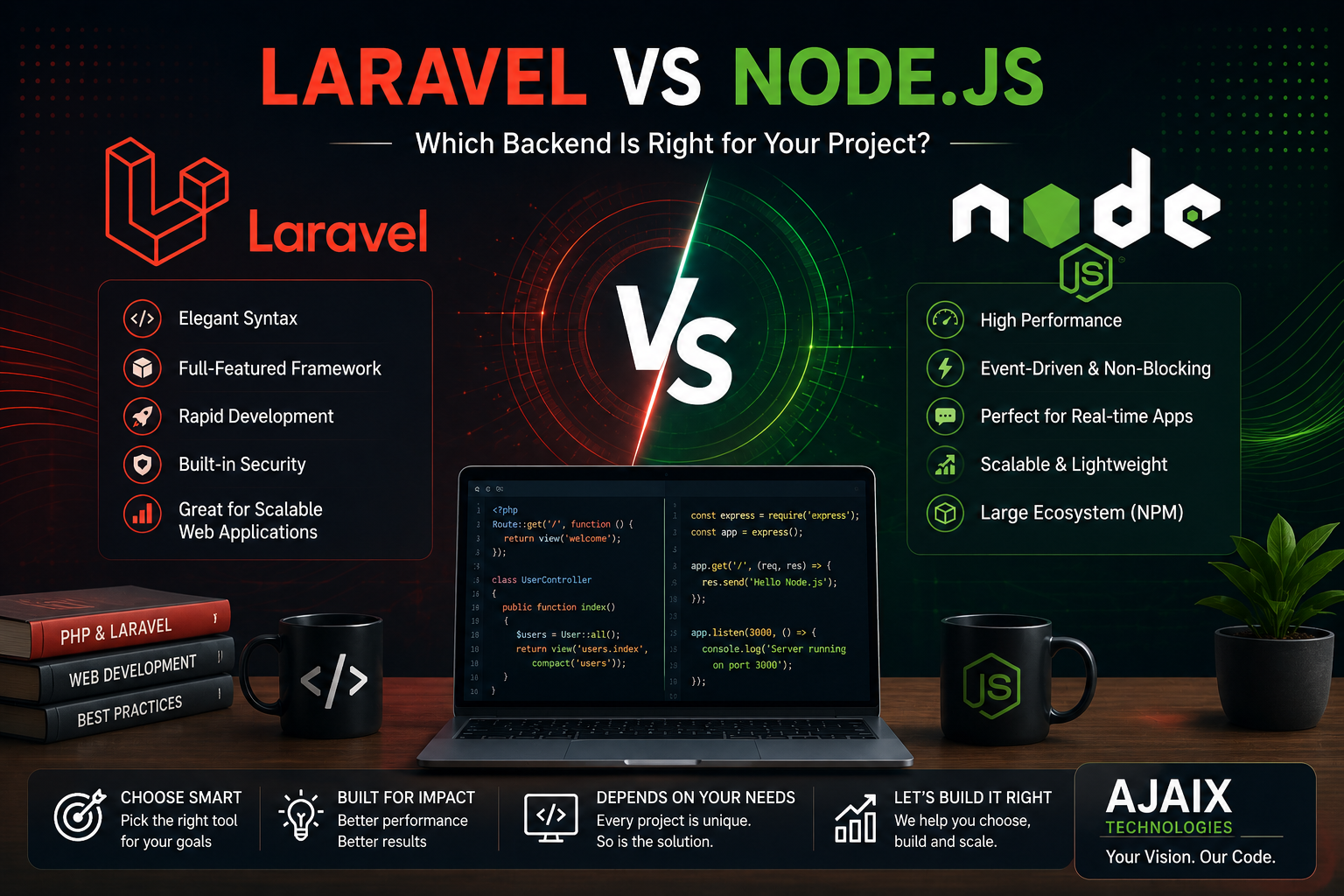 Laravel vs Node.js: Which Backend Is Right for Your Project in 2026?